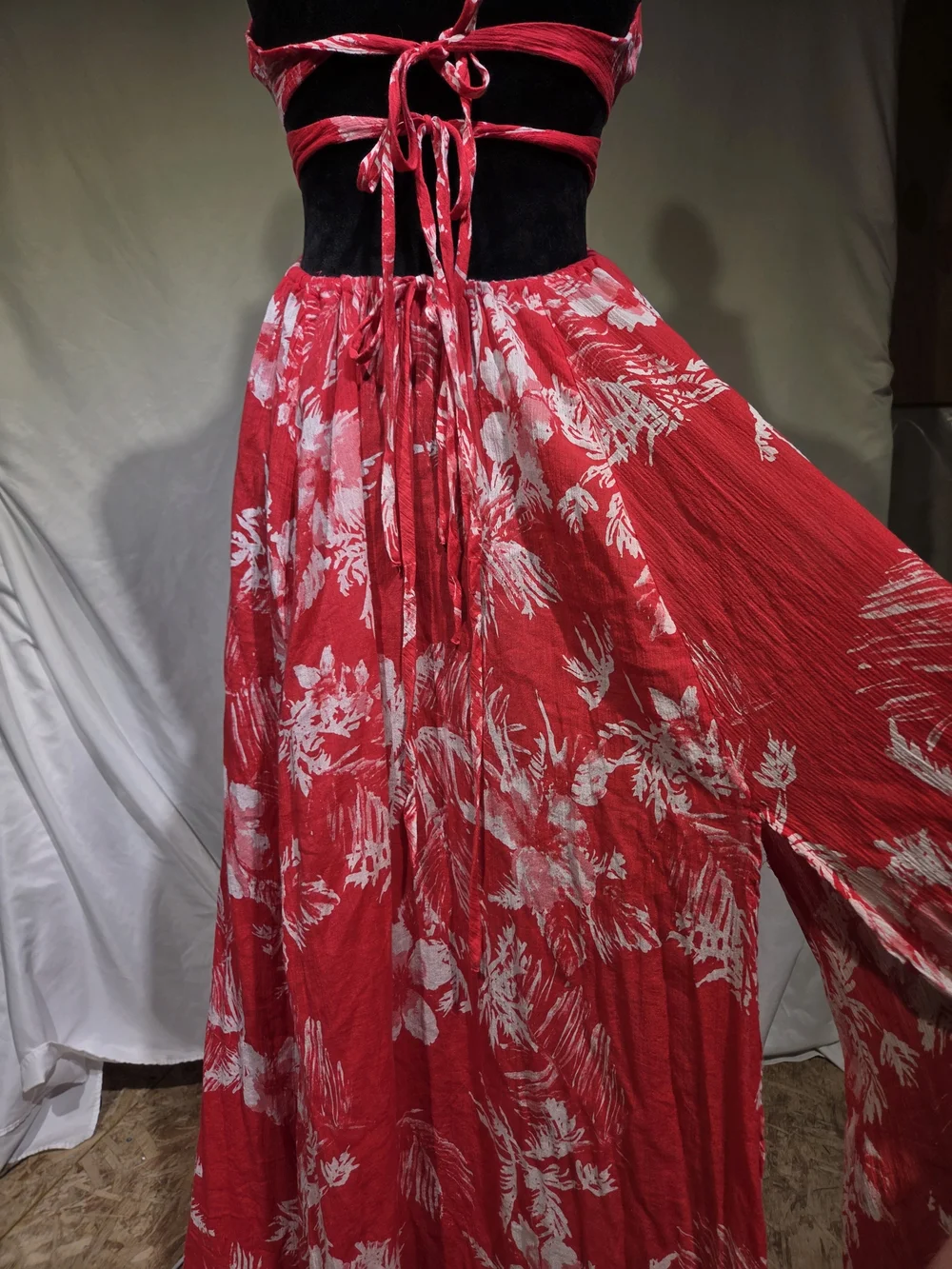 Free People Red Floral Maxi Dress - Picture 8 of 14
